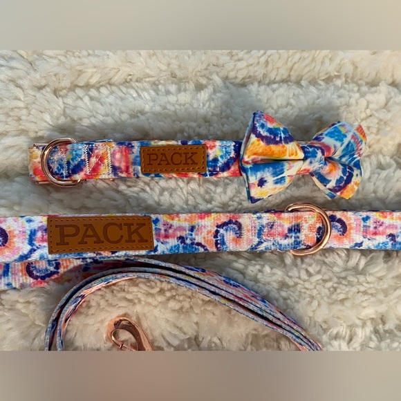Pack Leashes Other - PACK LEASHES matching dog collar & leash-medium, NEW